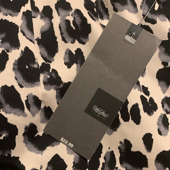 New Mossimo women’s pencil skirt midi leopard pockets size 10 office artsy boho - Picture 10 of 15
